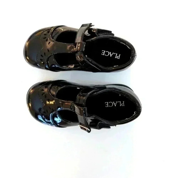 The Children's Place Other - The Children's Place Baby-Girl's Toddler Strap Ballet Flats Sneaker Black SZ 9